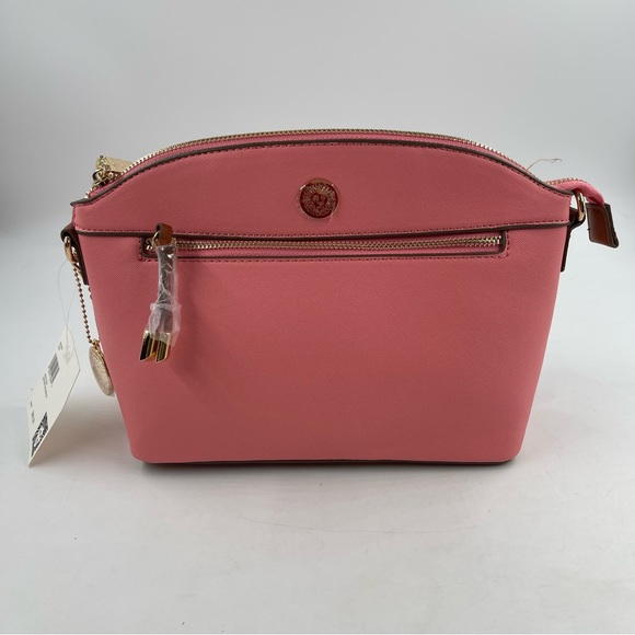 Anne Klein Handbags - NWT! Anne Klein Sawyer Pink Chain Strap Dome Crossbody Handbag Purse